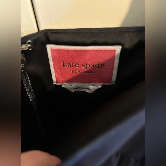 Kate Spade Polkadot Faille Mini Dress - Picture 5 of 6